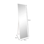 Espejo de Pie de Madera Bali Blanco 40x150x2,9 cm
