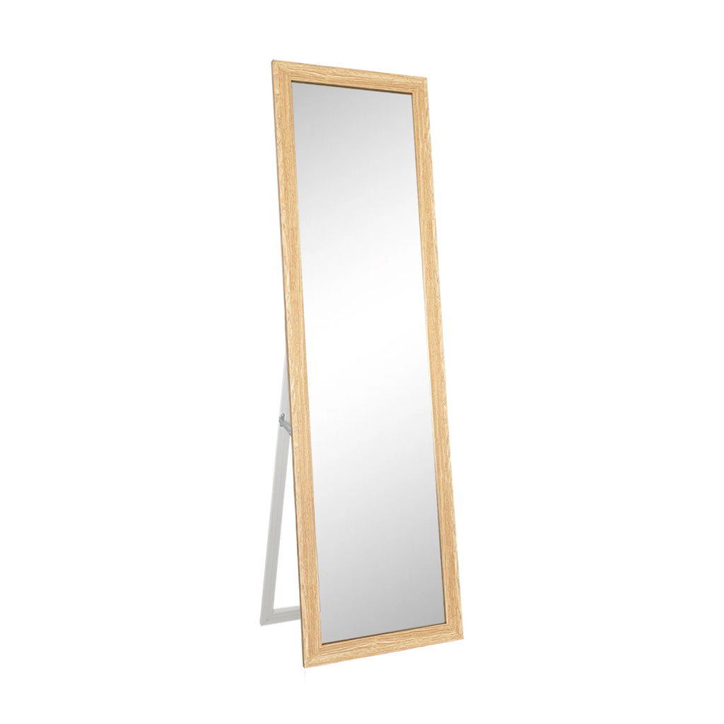 Espejo de Pie de Madera Kurst Natural 120x30 cm
