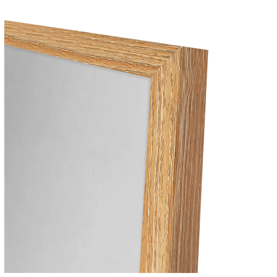 Espejo de Pie de Madera Natural 120x30 cm