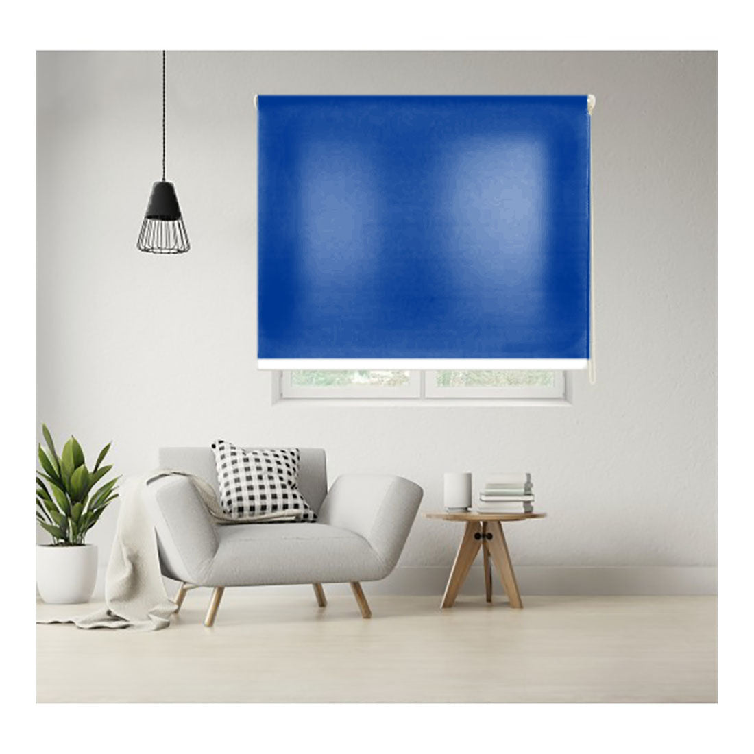 Estor Translúcido Azul