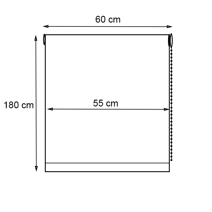 Estor Translúcido Azul