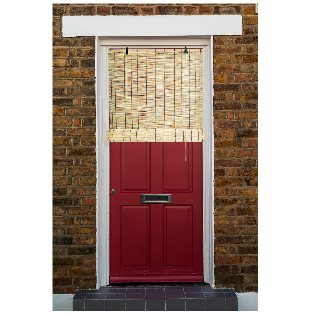 Estor Enrollable de Bambú para Puertas y Ventanas