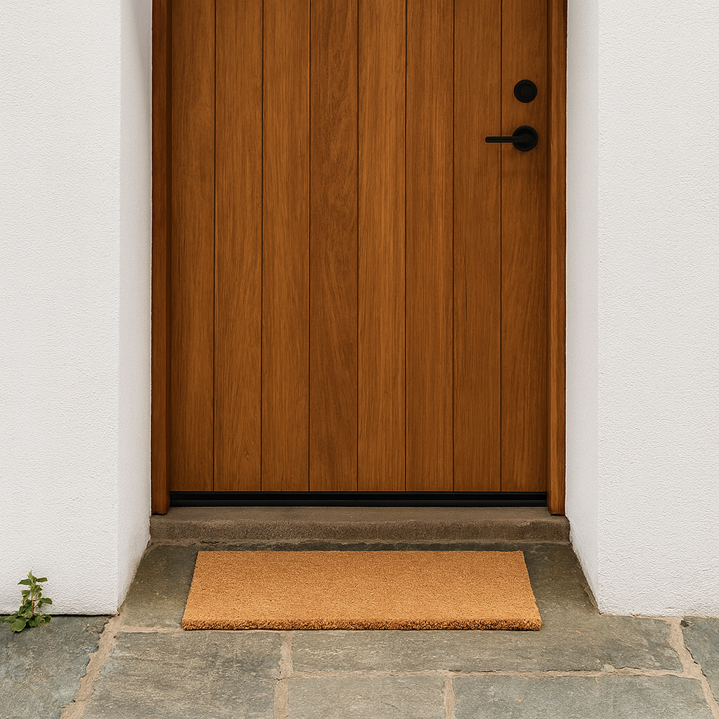 Felpudo Liso de Coco Natural