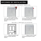 Cortina Mosquitera PVC para Puerta Rojo