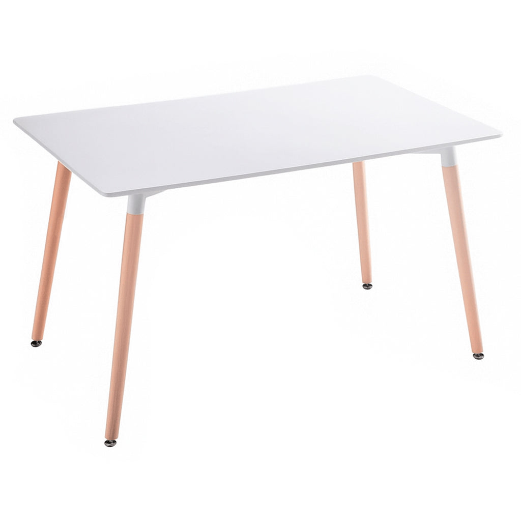 Mesa de Comedor Nórdica de Madera 100x75x70 cm