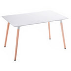 Mesa de Comedor Nórdica de Madera 100x75x70 cm