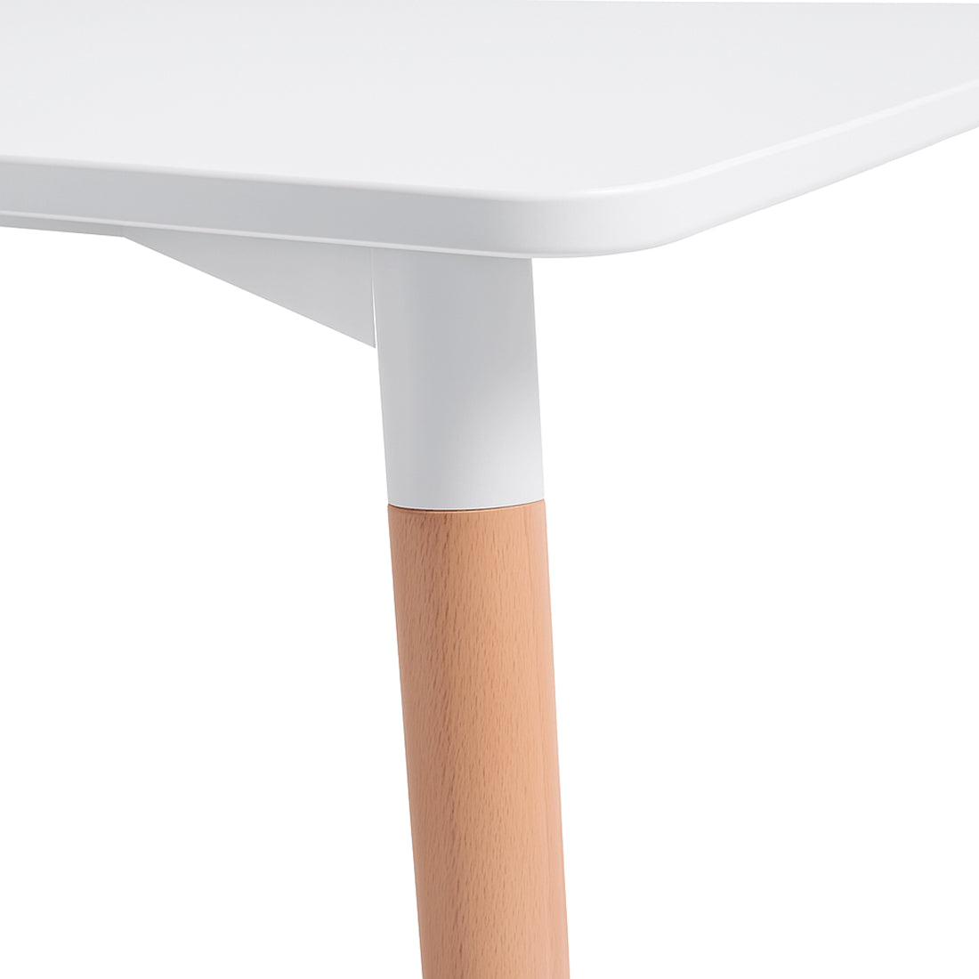 Mesa de Comedor Nórdica de Madera 100x75x70 cm