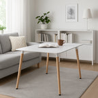 Mesa de Comedor Nórdica de Madera 100x75x70 cm