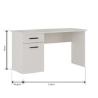 Mesa de Estudio 120x49,5x72 cm Beige