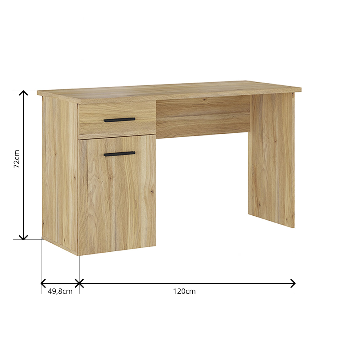 Mesa de Estudio 120x49,5x72 cm Mauvella