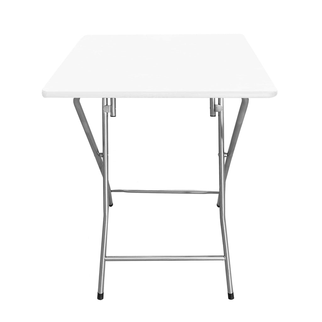 Mesa  Multiusos Portátil para Jardín Blanco