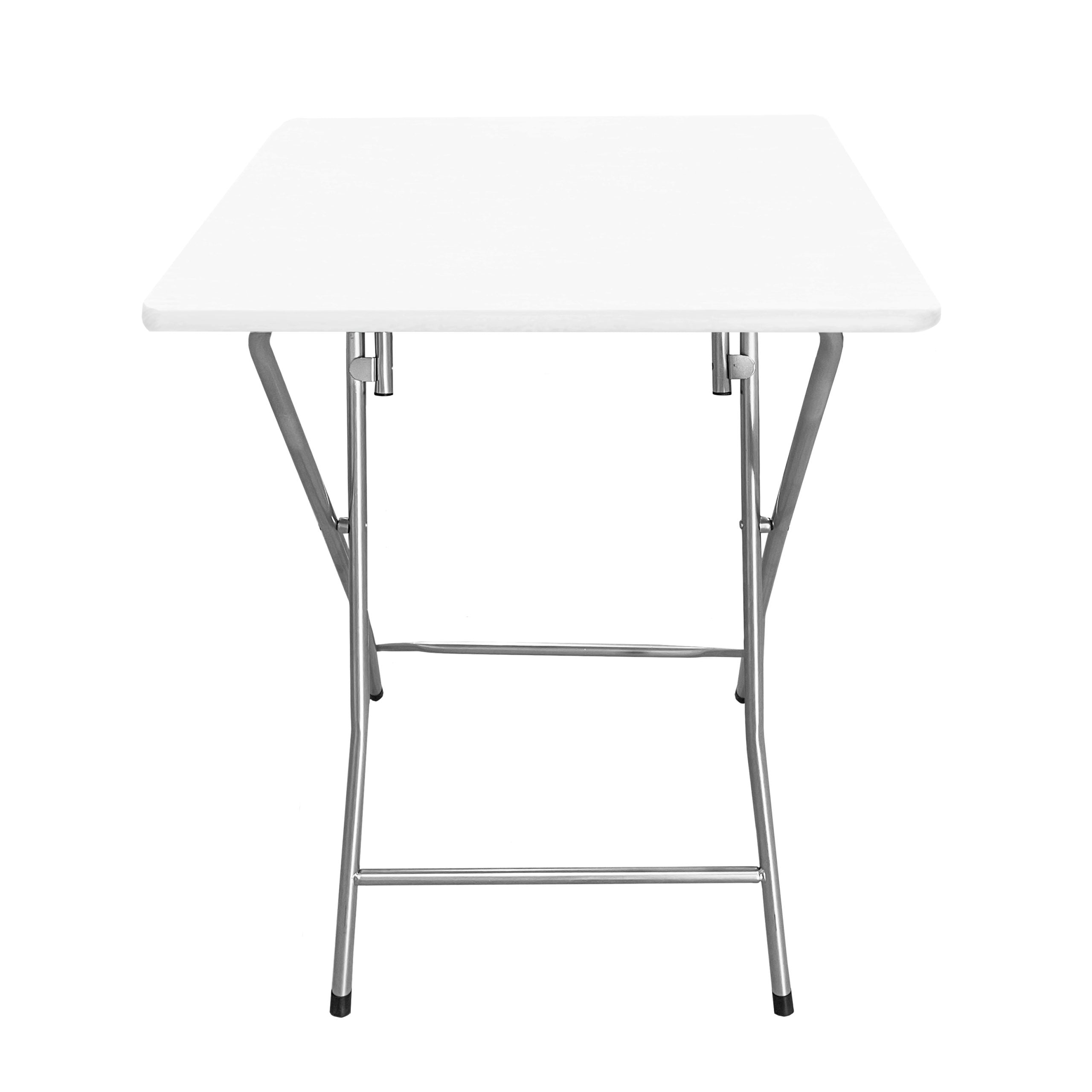 Mesa  Multiusos Portátil para Jardín Blanco