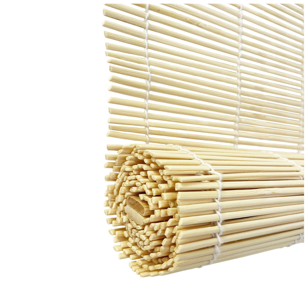 Persiana Enrollable de Bambú Natural Fino