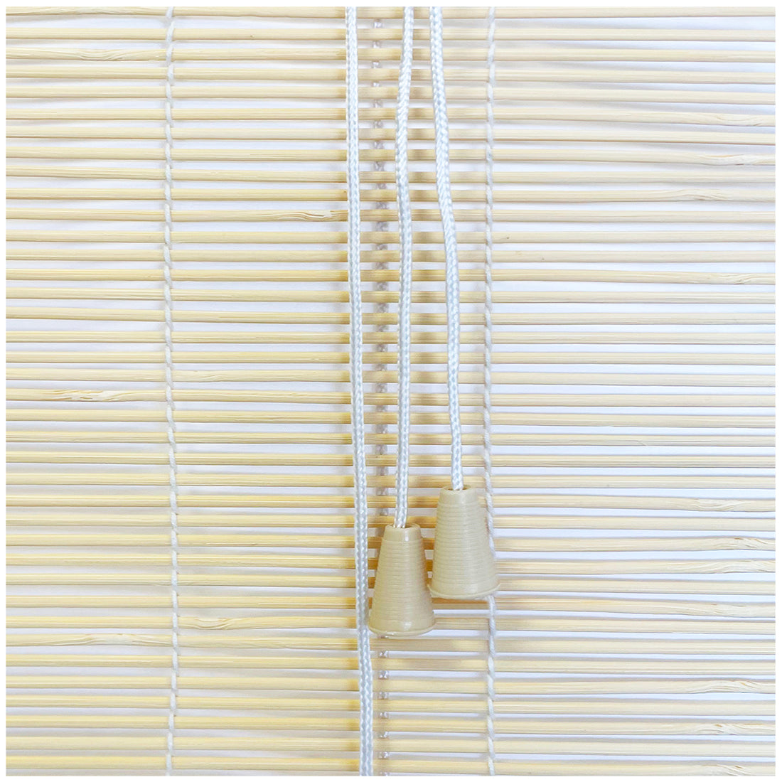 Persiana Enrollable de Bambú Natural Fino