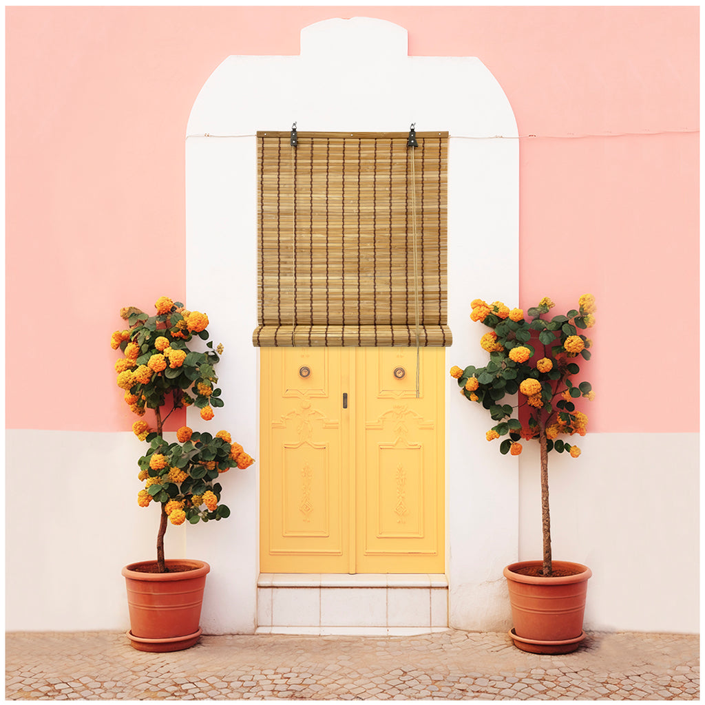 Persiana Enrollable de Bambú Natural