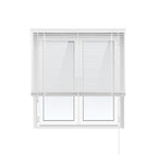 Persiana Veneciana de PVC Fácil de Instalar Blanco