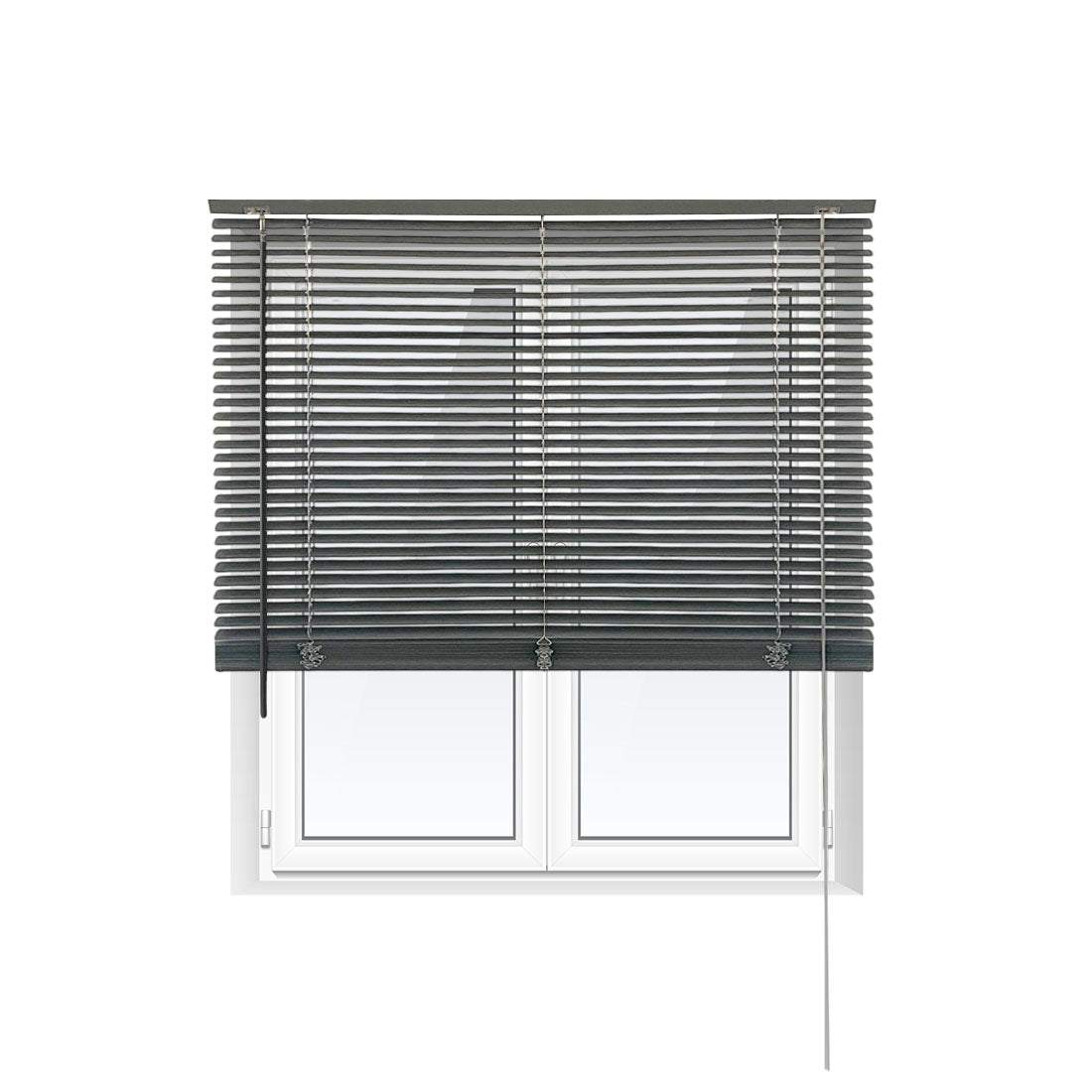 Persiana Veneciana de PVC Fácil de Instalar Antracita