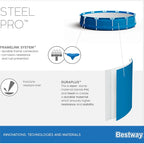 Piscina Bestway Steel Pro Frame 56121, 396x84 cm