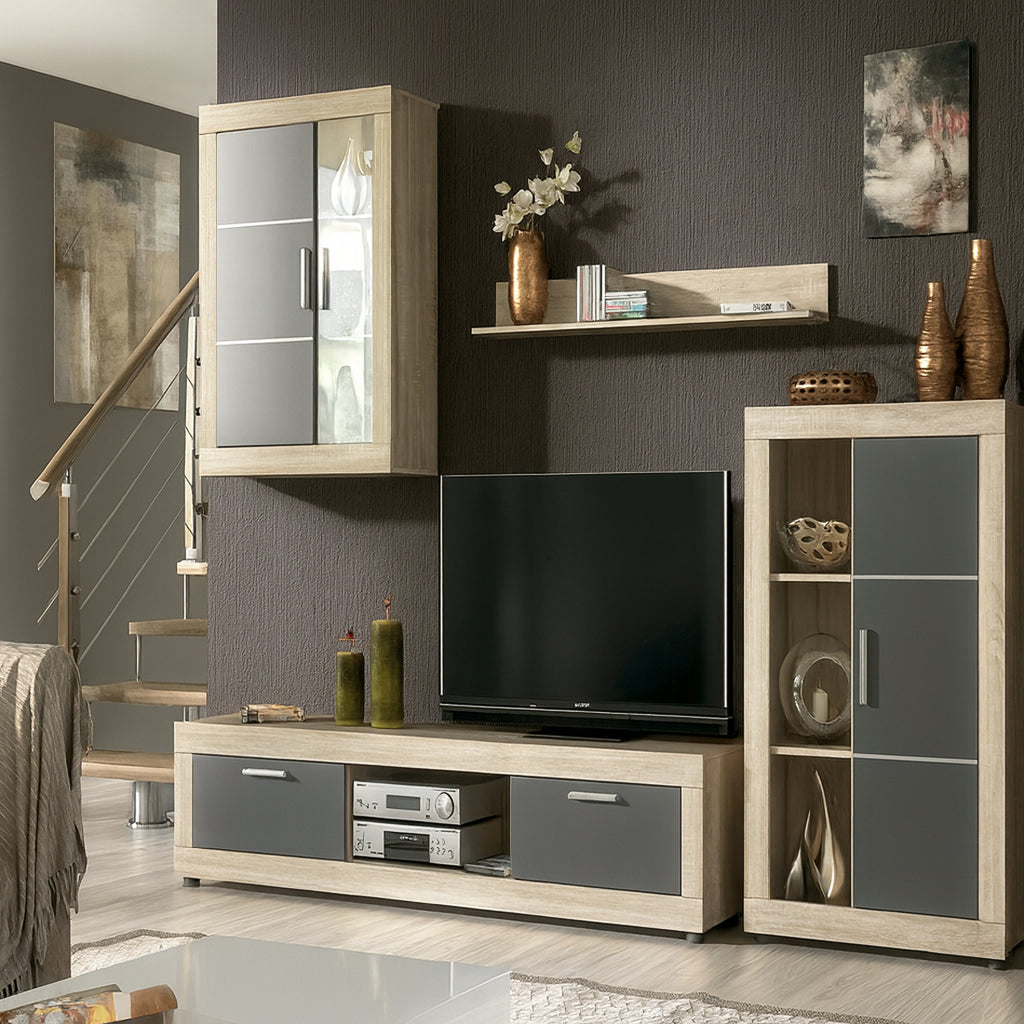 Mueble de Salón Comedor Fiordo Grafito
