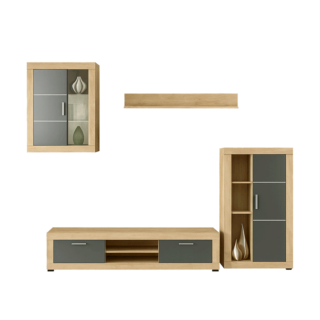 Mueble de Salón Comedor Fiordo Grafito