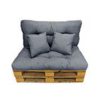 Cojines para Palets Gris Oscuro