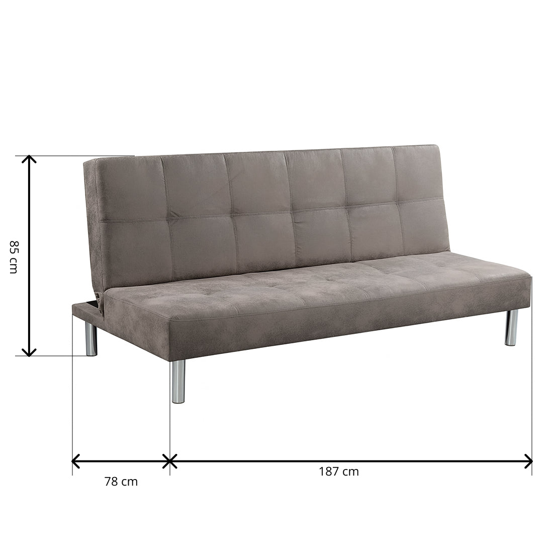 Sofá Cama Clic-Clac Beisbol Cemento