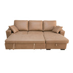 Sofá Cama Chaise Longue con Arcón Corea Piedra