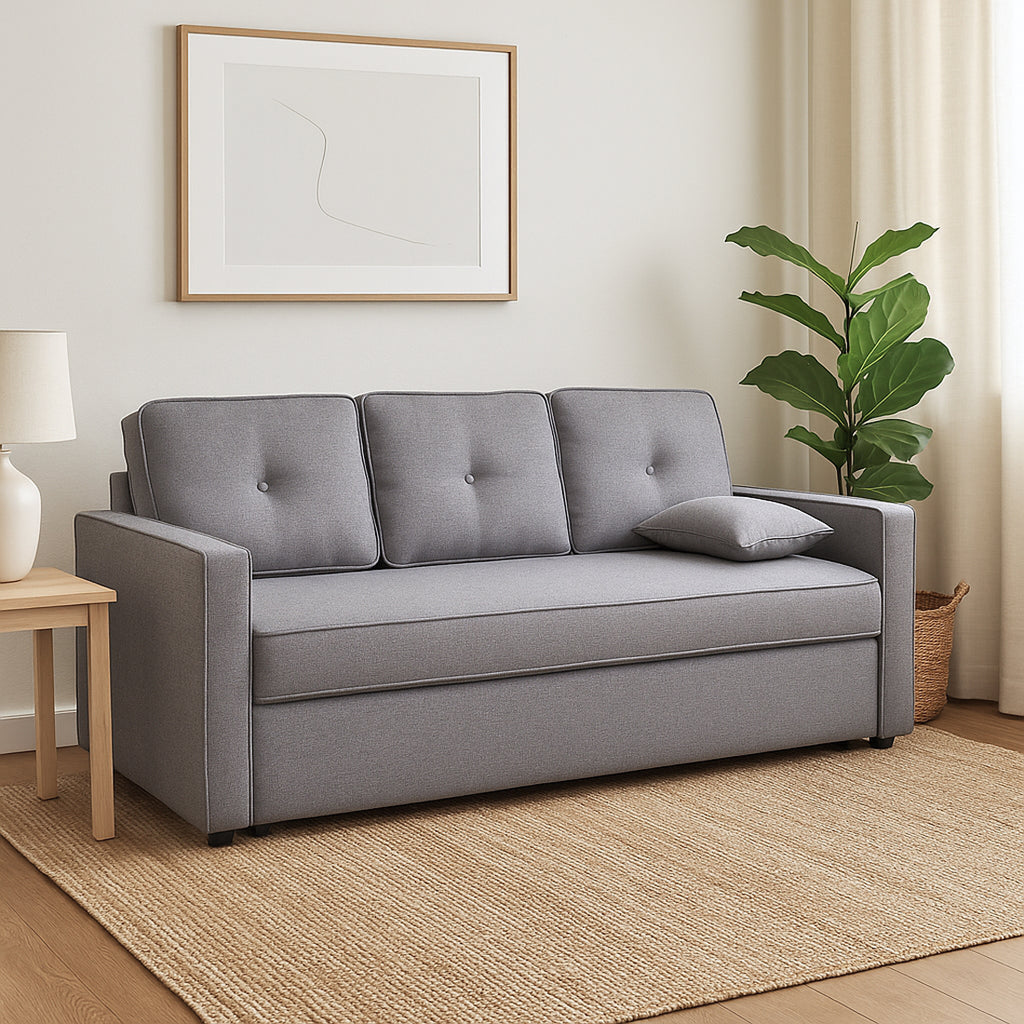 Sofá Cama Dax 3 Plazas Gris