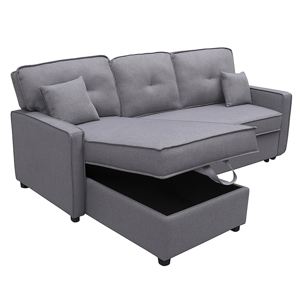 Sofá Cama Dax Chaise Longue Gris