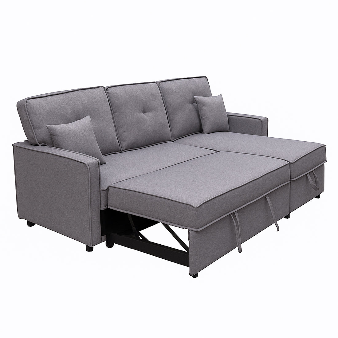 Sofá Cama Dax Chaise Longue Gris