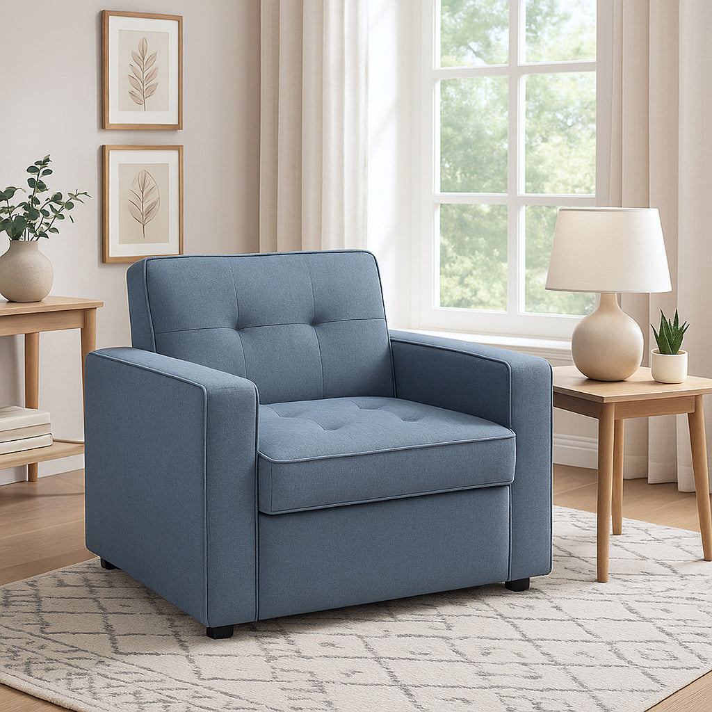 Sofá Cama Clic-Clac Izan 1 Plaza Gris