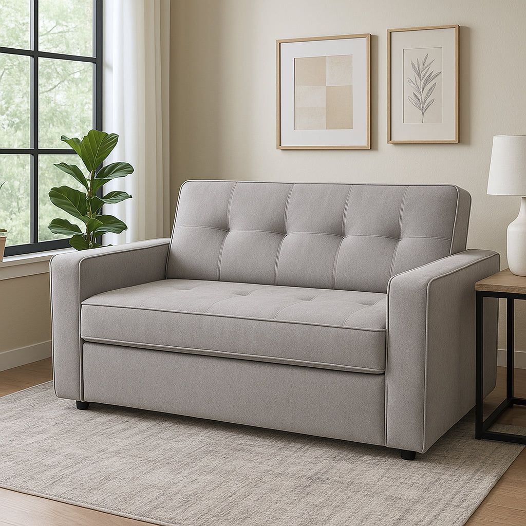 Sofá Cama 3 Plazas Rol Gris