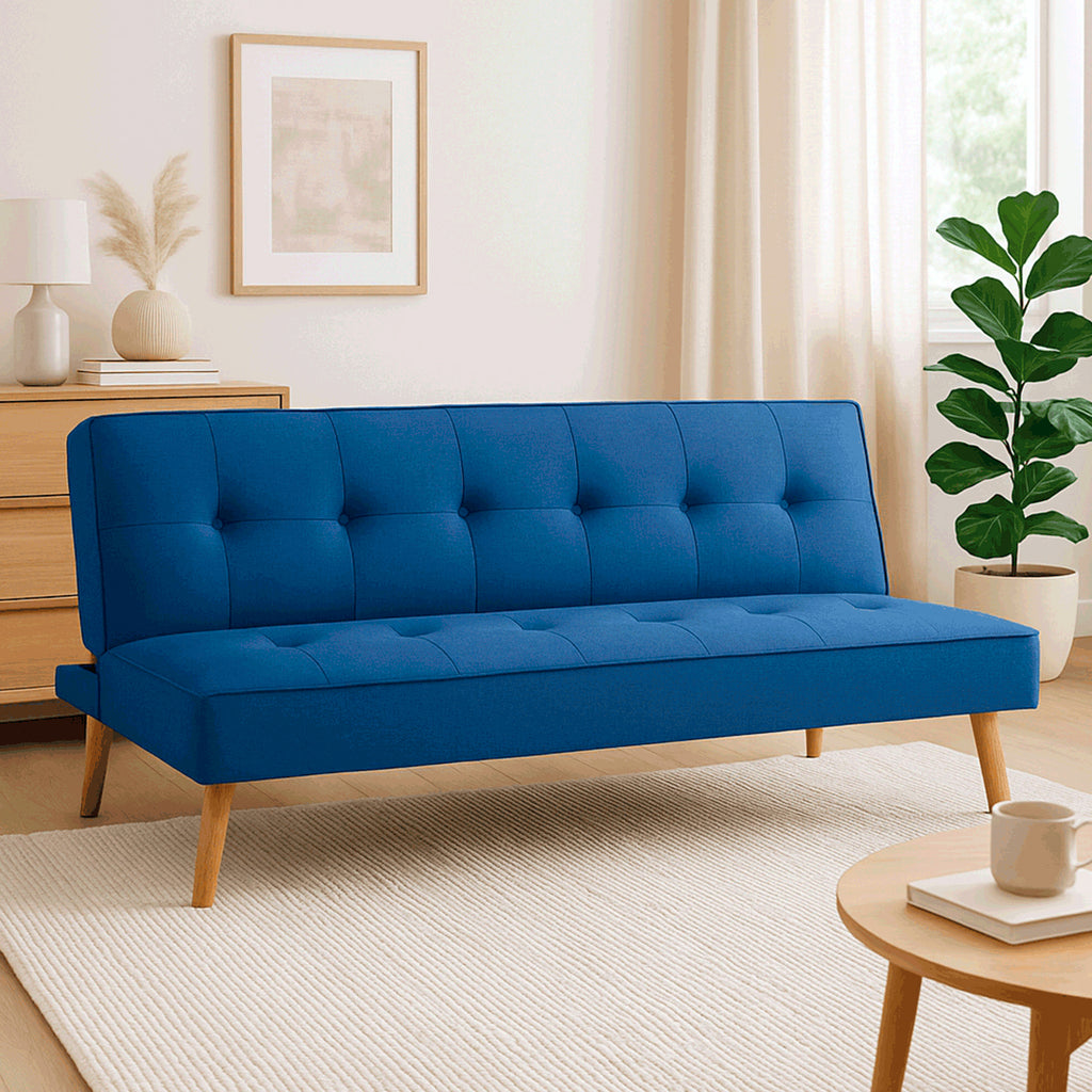 Sofá Cama Clic-Clac Unai Azul Oscuro