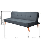 Sofá Cama Clic-Clac Unai Gris