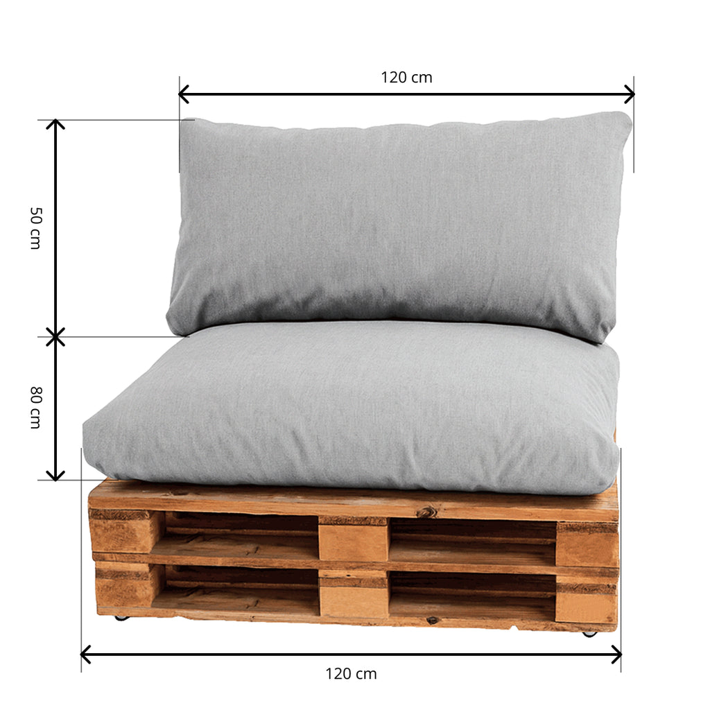 Cojines Impermeables para Palets Gris.