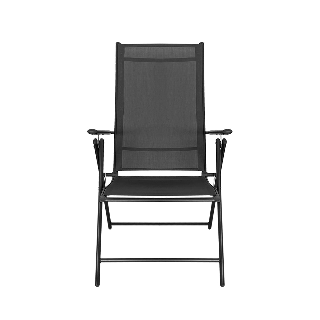 Sillas Plegables de Acero 56X65X103 cm Antracita