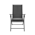 Sillas Plegables de Acero 56X65X103 cm Antracita