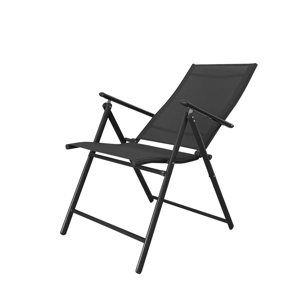 Sillas Plegables de Acero 56X65X103 cm Antracita