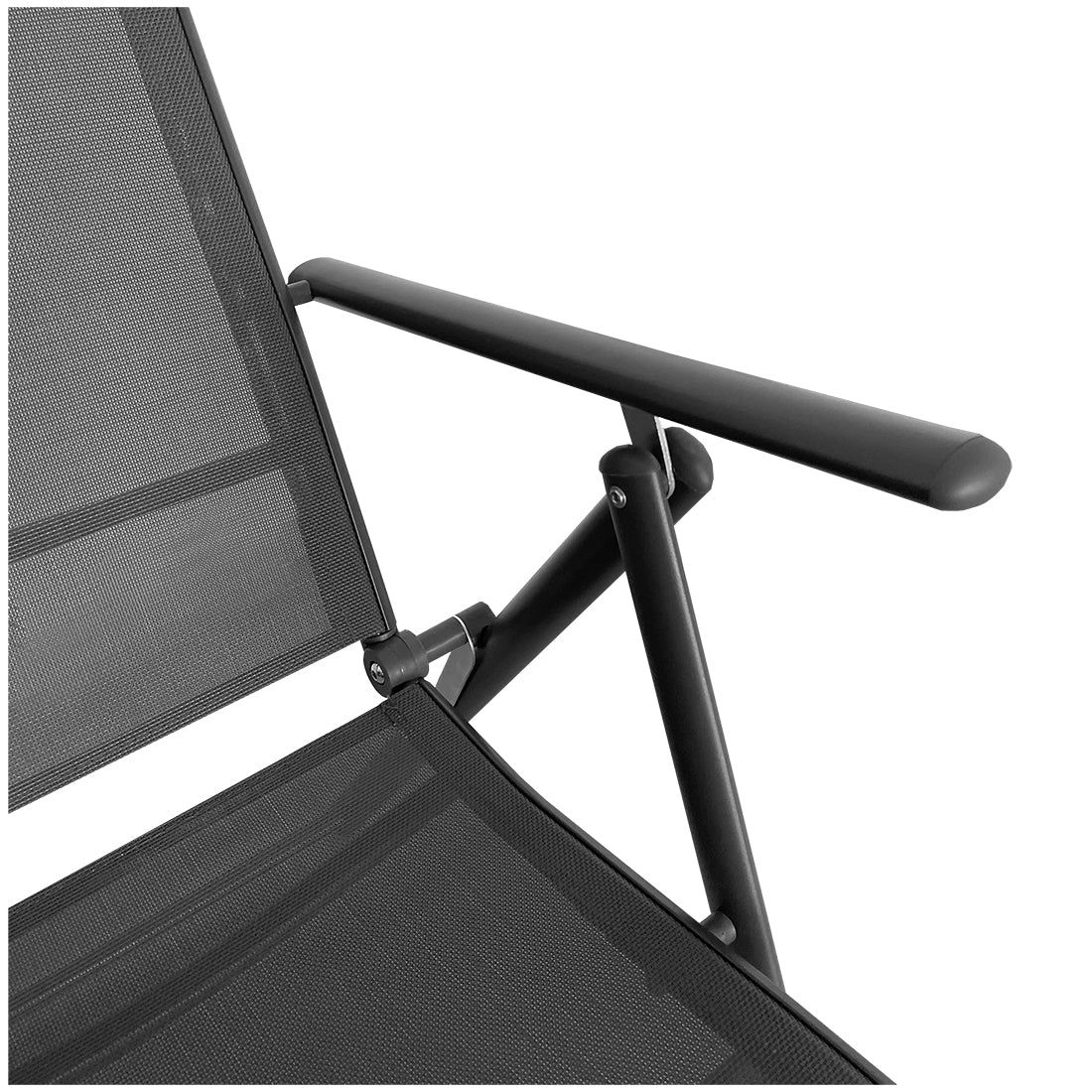 Sillas Plegables de Acero 56X65X103 cm Antracita