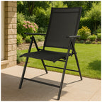 Sillas Plegables de Acero 56X65X103 cm Antracita