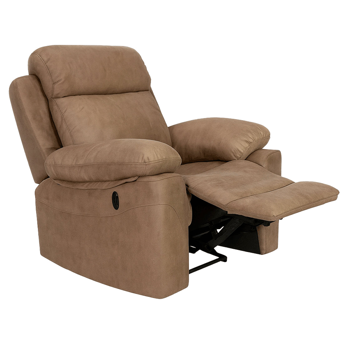 Sillón Relax Manual Menfis con Muelles Ensacados 1 Plaza Piedra