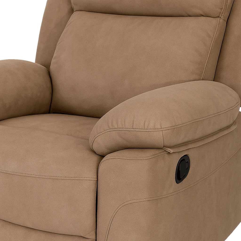 Sillón Relax Manual Menfis con Muelles Ensacados 1 Plaza Piedra