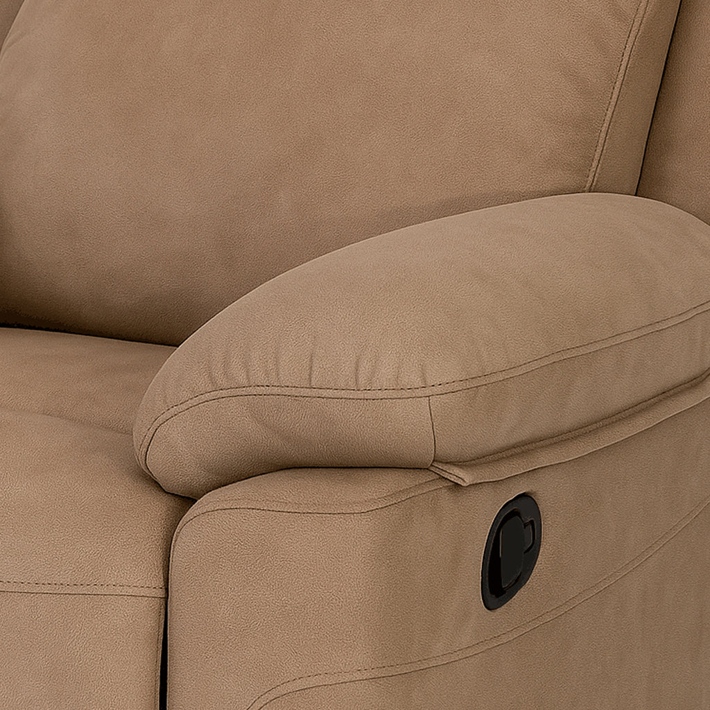 Sofá Relax Manual Menfis con Muelles Ensacados 2 Plazas Piedra