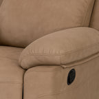 Sofá Relax Manual Menfis con Muelles Ensacados 2 Plazas Piedra