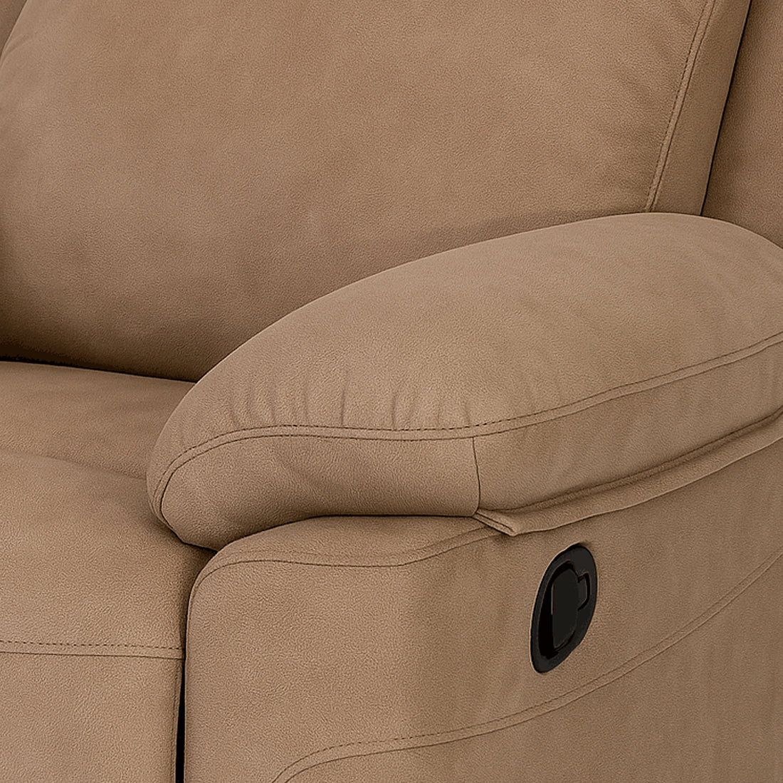 Sofá Relax Manual Menfis con Muelles Ensacados 2 Plazas Piedra