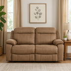 Sofá Relax Manual Menfis con Muelles Ensacados 2 Plazas Piedra