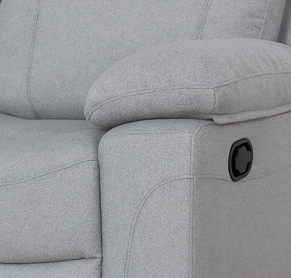 Sillón Relax Manual Olimpo 1 Plaza Gris