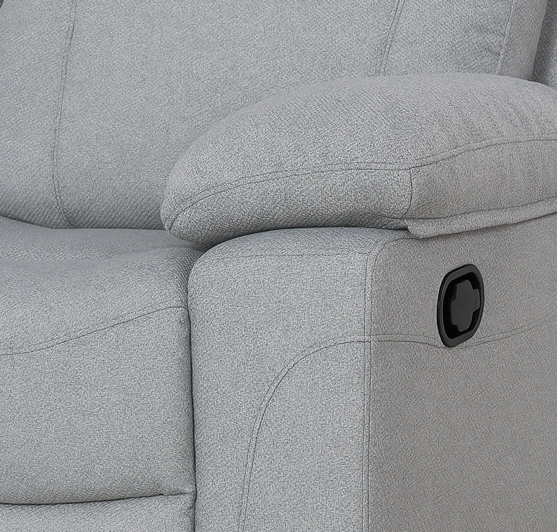 Sillón Relax Manual Olimpo 1 Plaza Gris