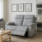 Sofá Manual Olimpo 2 Plazas Gris