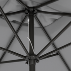 Sombrilla de Jardín Anti UV Ø 3 M Gris